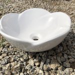 Elegant Floral Tabletop Wash Basin