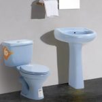 Twyford Water Closet in Blue - Model BT-CC03-2