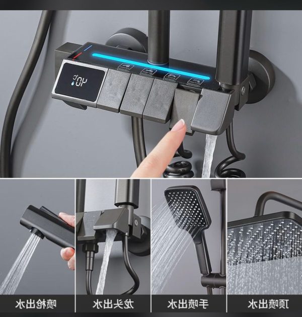 Luxury Executive Thermostatic Shower Set